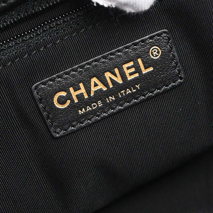 Chanel 2012-2013 Black Calfskin Executive Cerf Tote Bag