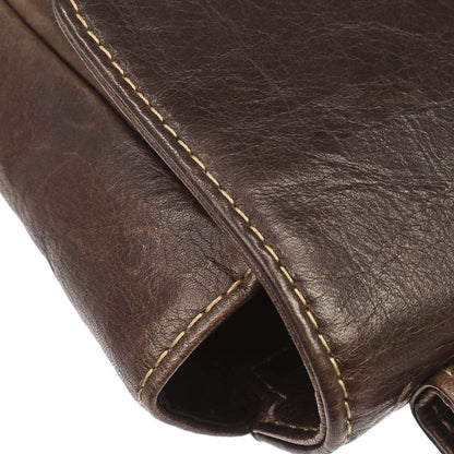 Chanel 2003-2004 Brown Calfskin Graffiti Handbag