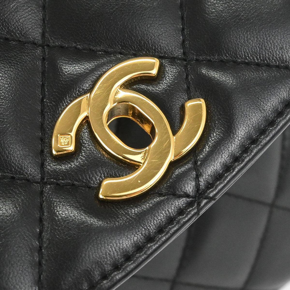 Chanel Black Lambskin Handbag