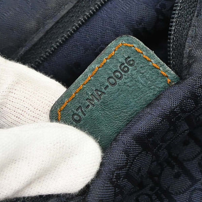 Christian Dior Green Gaucho Shoulder Bag