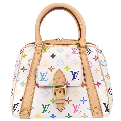Louis Vuitton White Monogram Multicolor Priscilla Handbag M40096
