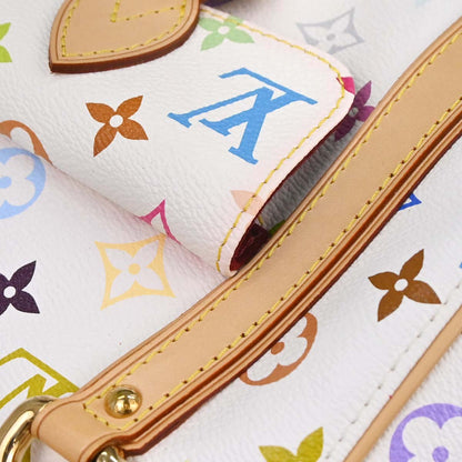 Louis Vuitton White Monogram Multicolor Priscilla Handbag M40096