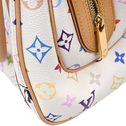 Louis Vuitton White Monogram Multicolor Priscilla Handbag M40096
