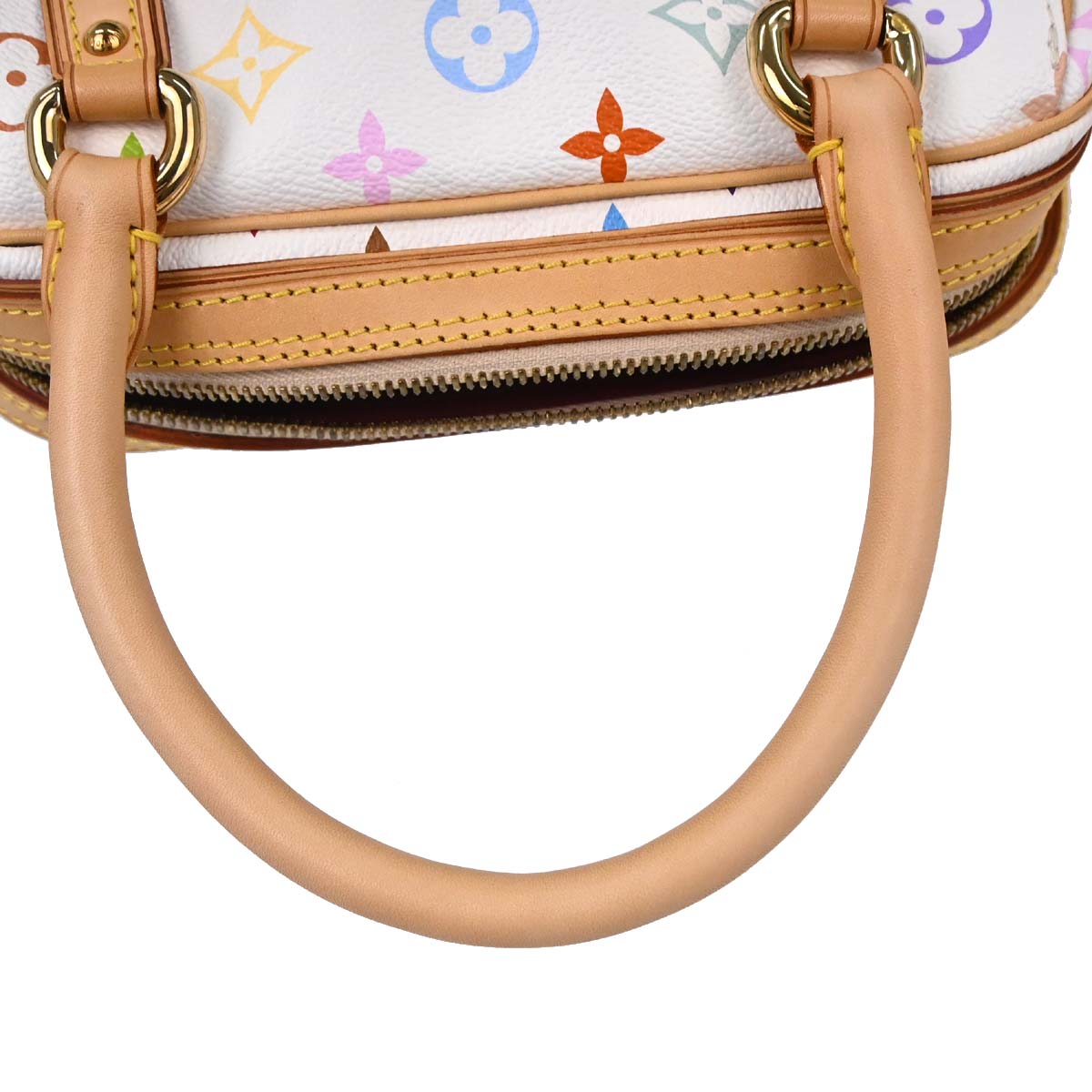 Louis Vuitton White Monogram Multicolor Priscilla Handbag M40096