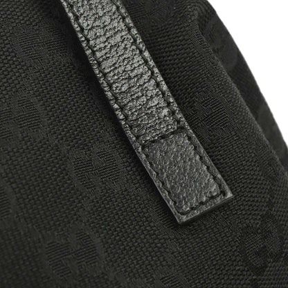Gucci Black GG Canvas Handbag