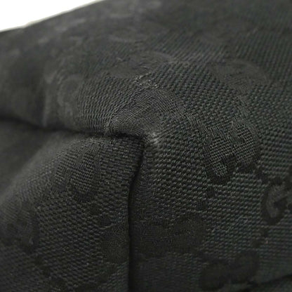 Gucci Black GG Canvas Handbag