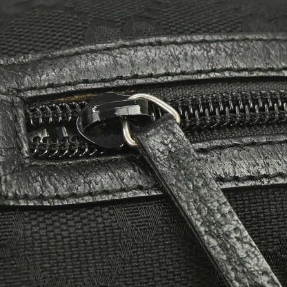 Gucci Black GG Canvas Handbag