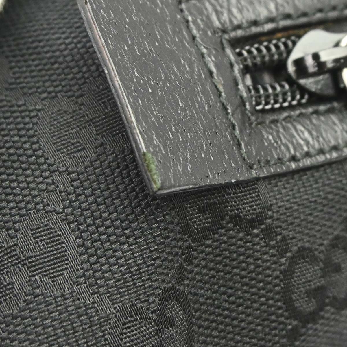 Gucci Black GG Canvas Handbag