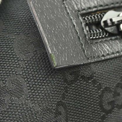 Gucci Black GG Canvas Handbag