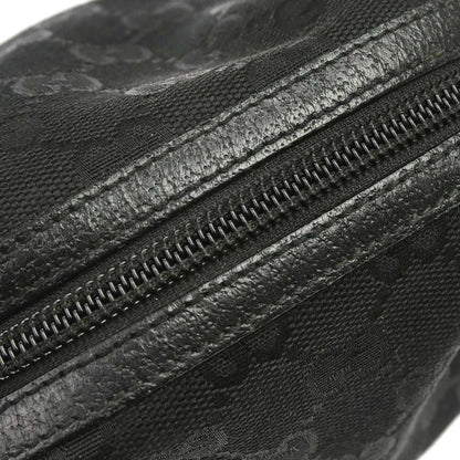 Gucci Black GG Canvas Handbag