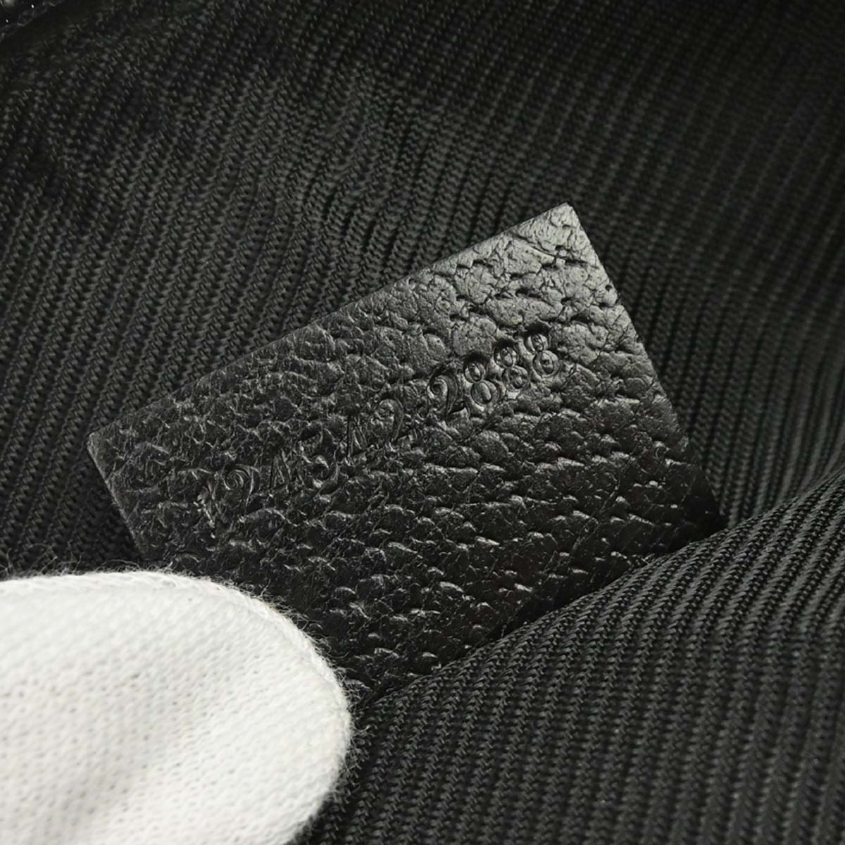 Gucci Black GG Canvas Handbag