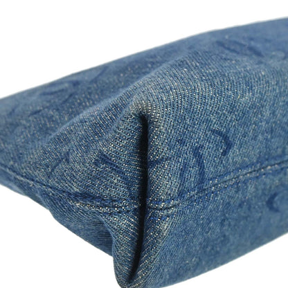 Chanel Blue Denim Clutch Bag
