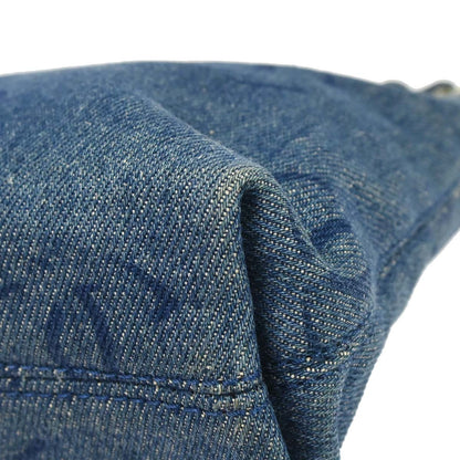 Chanel Blue Denim Clutch Bag