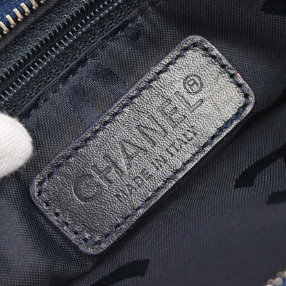 Chanel Blue Denim Clutch Bag
