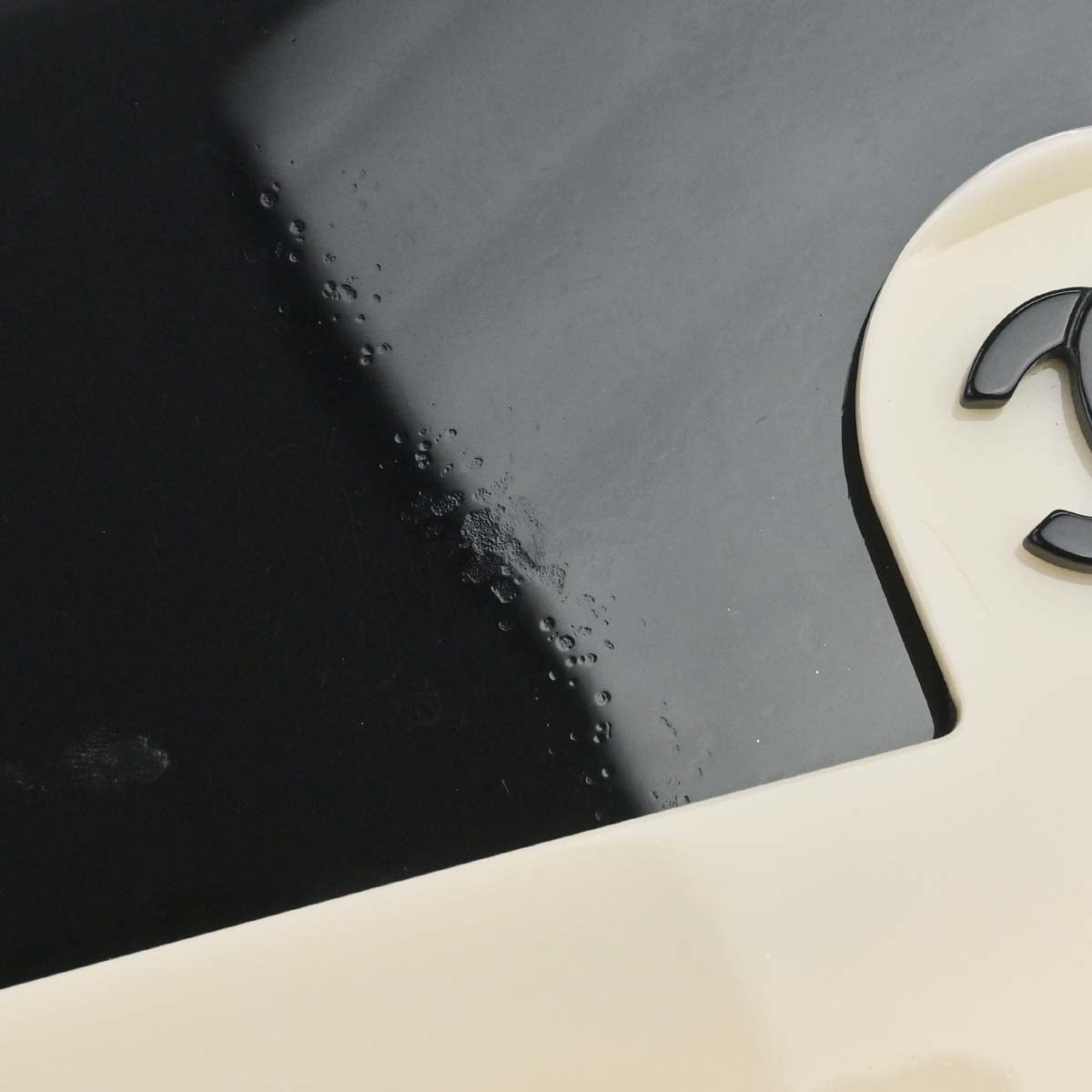 Chanel 2000-2002 Black White Acrylic Shoulder Bag