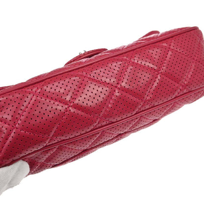 Chanel 2014 Red Perforated Lambskin Handbag