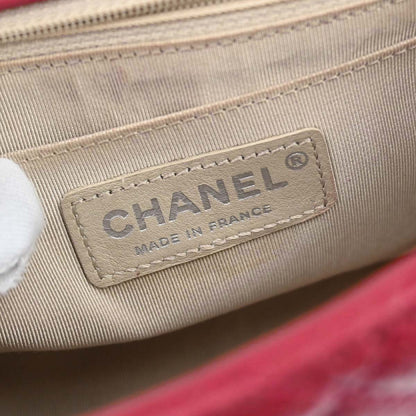 Chanel 2014 Red Perforated Lambskin Handbag