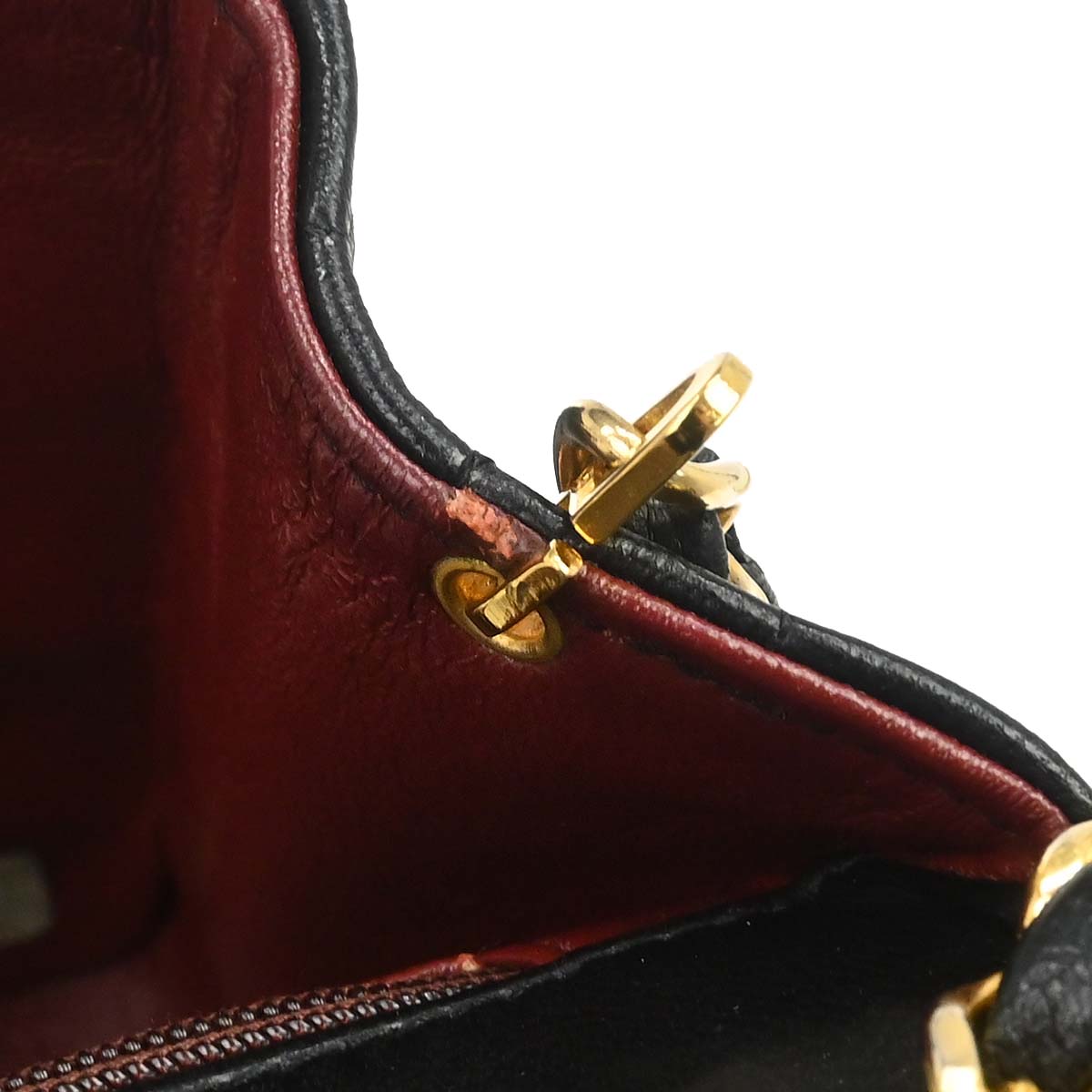 Chanel 1996-1997 Black Lambskin Single Flap Shoulder Bag