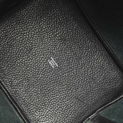 Hermes Black Togo Picotin Lock 22 MM Handbag