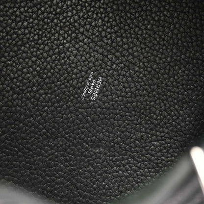 Hermes Black Togo Picotin Lock 22 MM Handbag