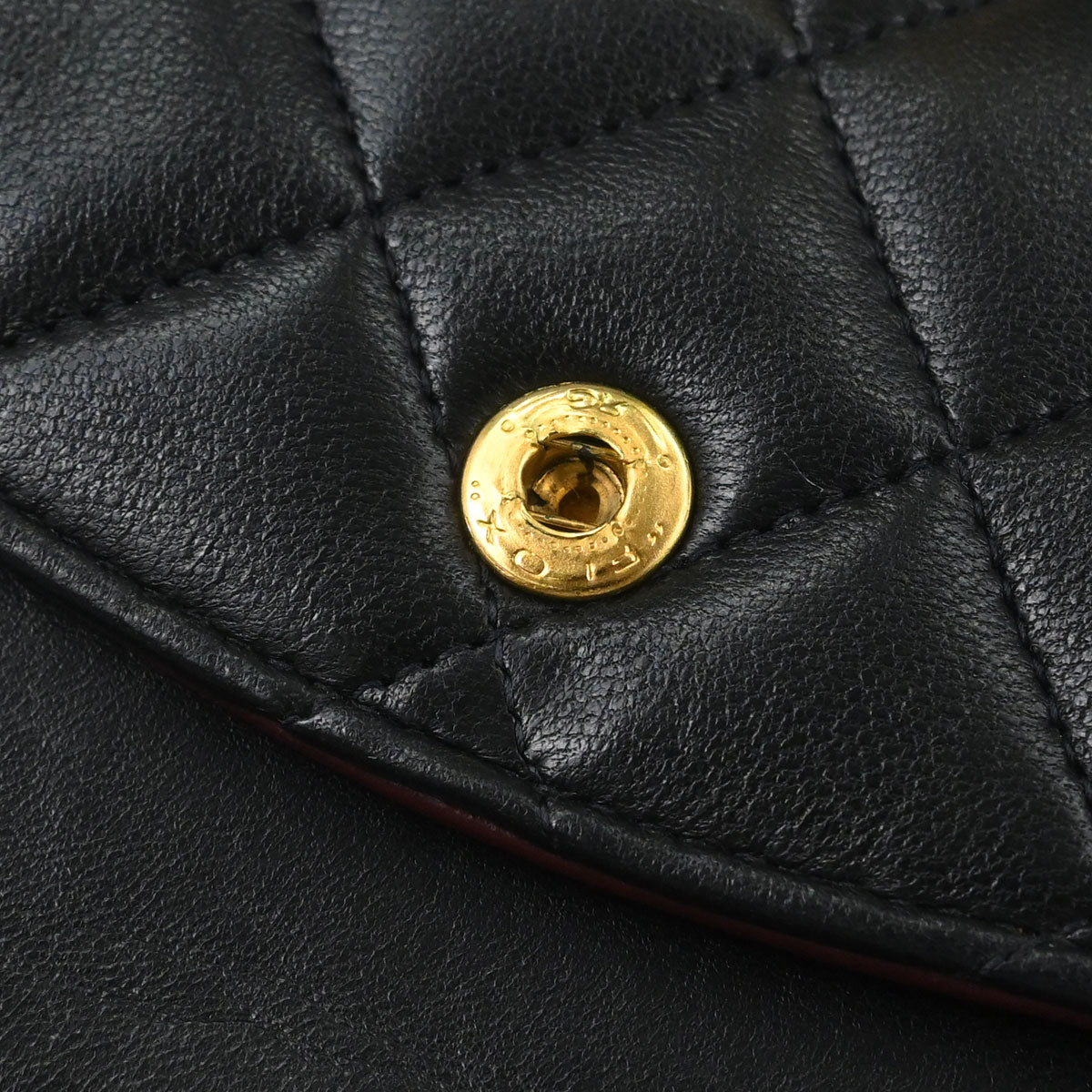 Chanel Black Lambskin Medium Classic Double Flap Shoulder Bag