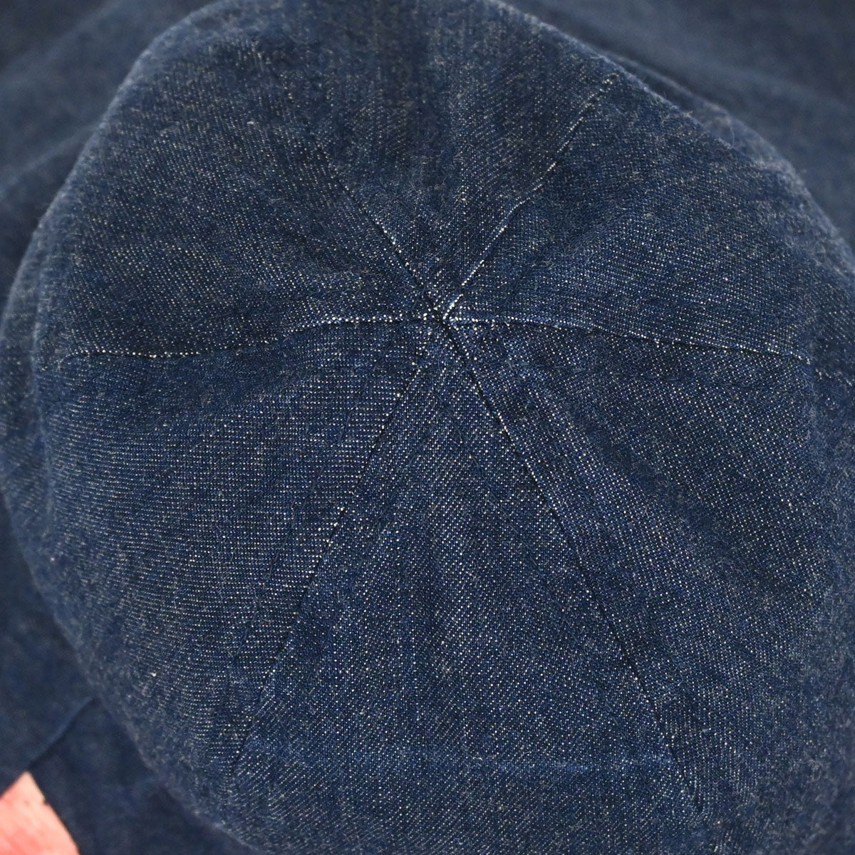 Chanel Indigo Denim Night Flight Embroidery Hat #M Small Good