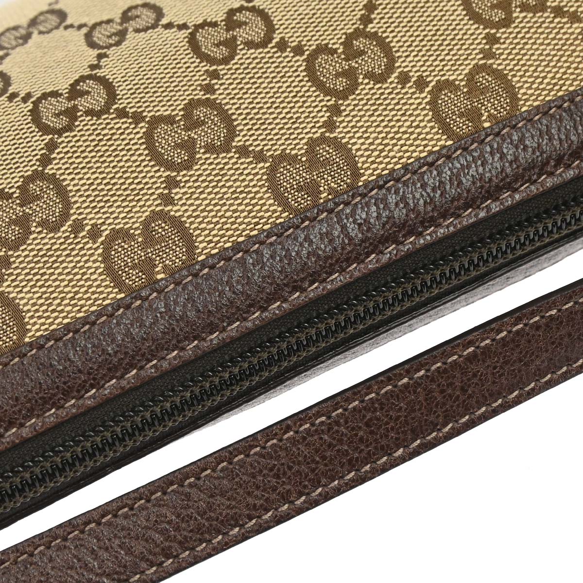 Gucci Brown GG Abbey D Ring Handbag