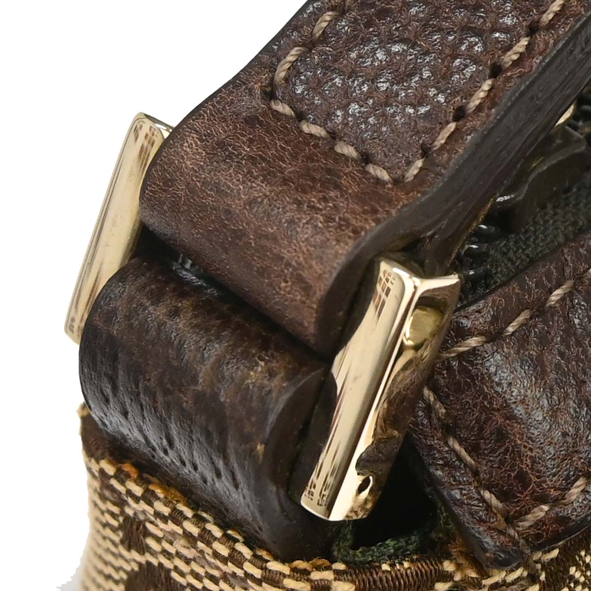 Gucci Brown GG Abbey D Ring Handbag
