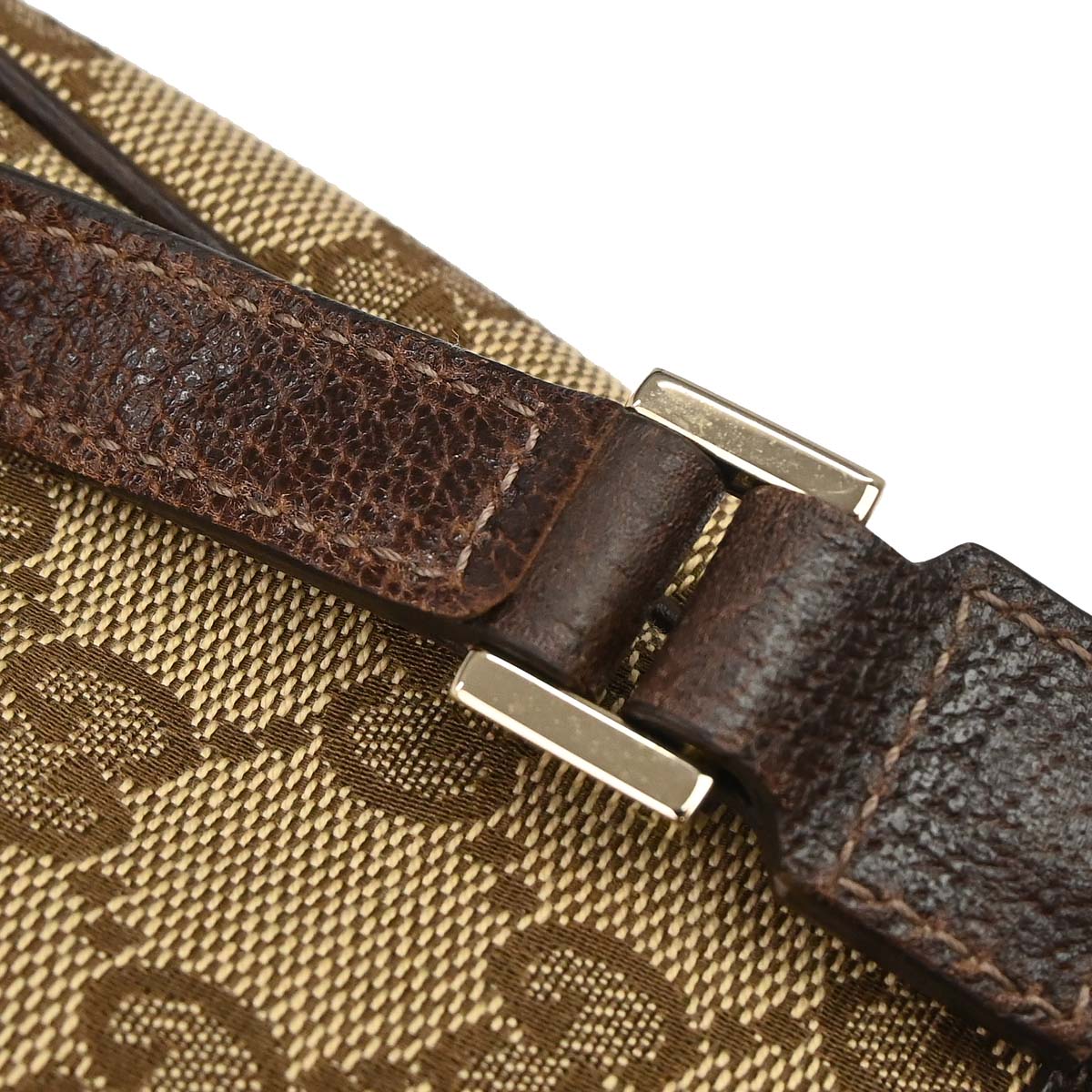 Gucci Brown GG Abbey D Ring Handbag