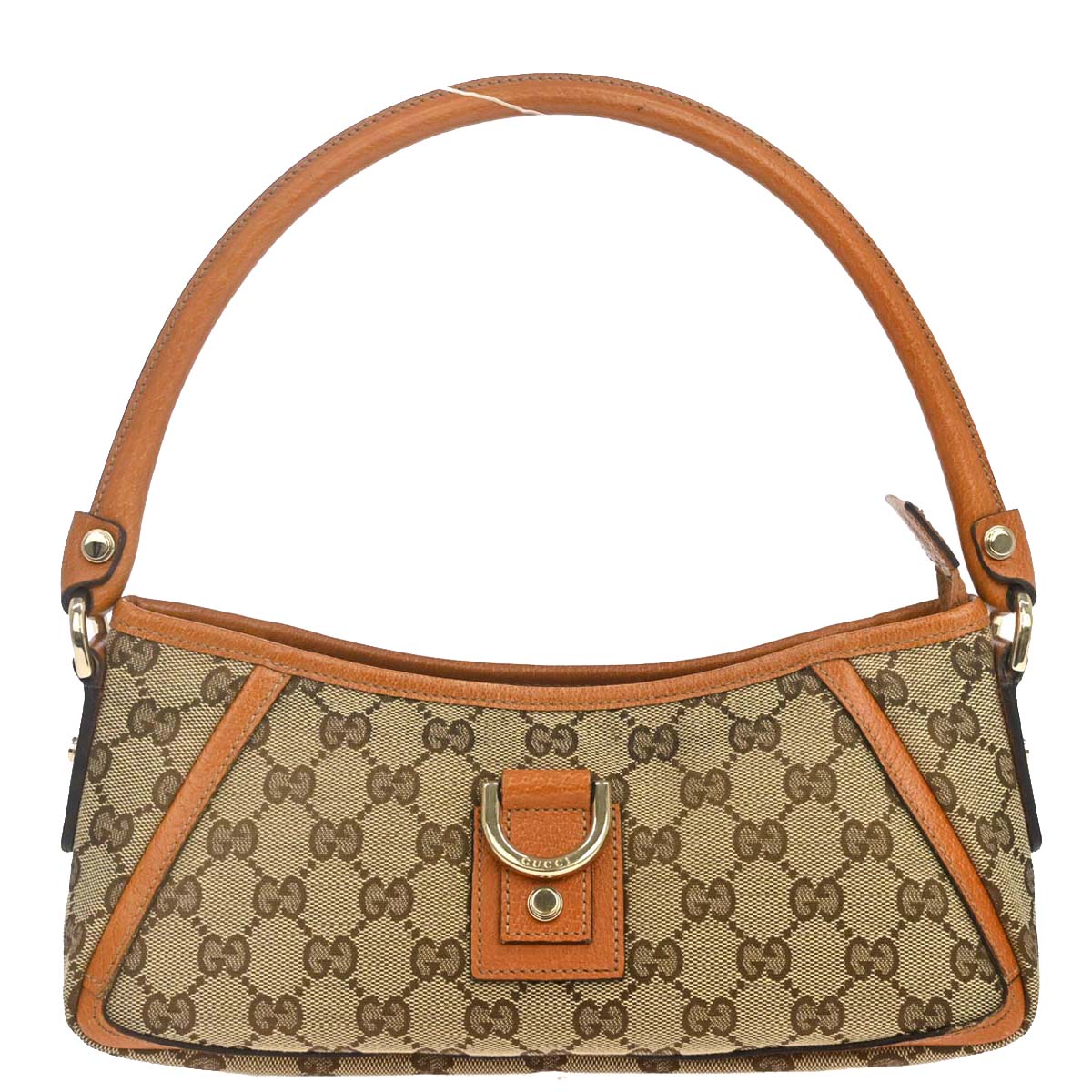 Gucci Beige Canvas GG Abbey D-Ring Handbag