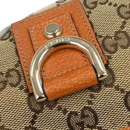 Gucci Beige Canvas GG Abbey D-Ring Handbag