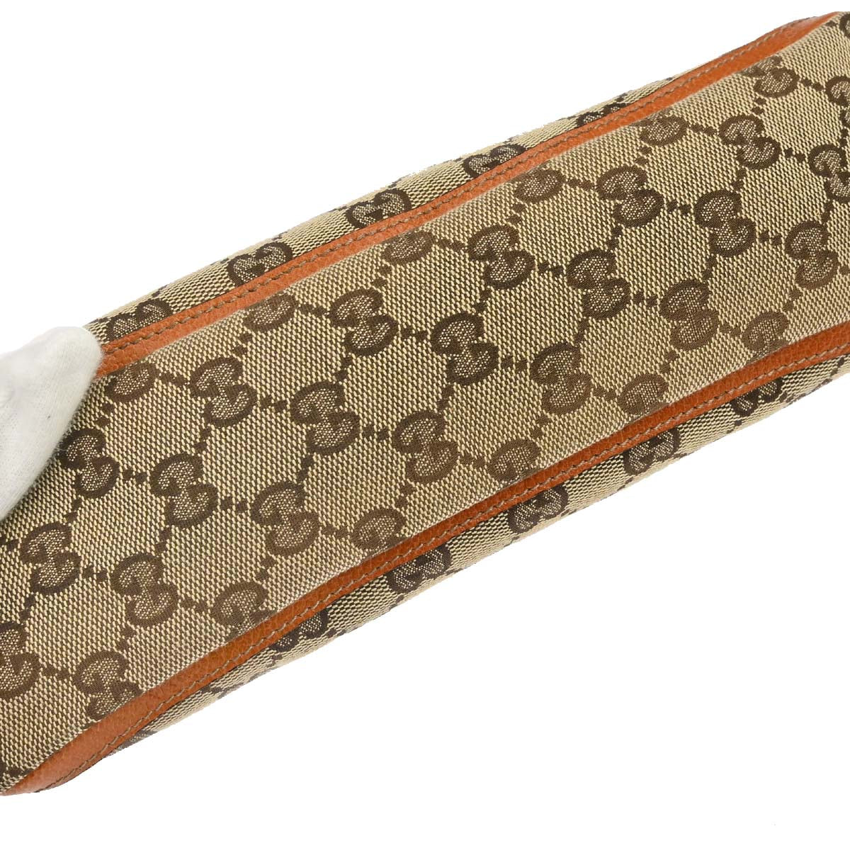 Gucci Beige Canvas GG Abbey D-Ring Handbag