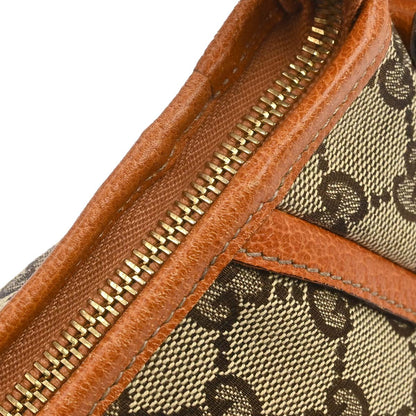 Gucci Beige Canvas GG Abbey D-Ring Handbag