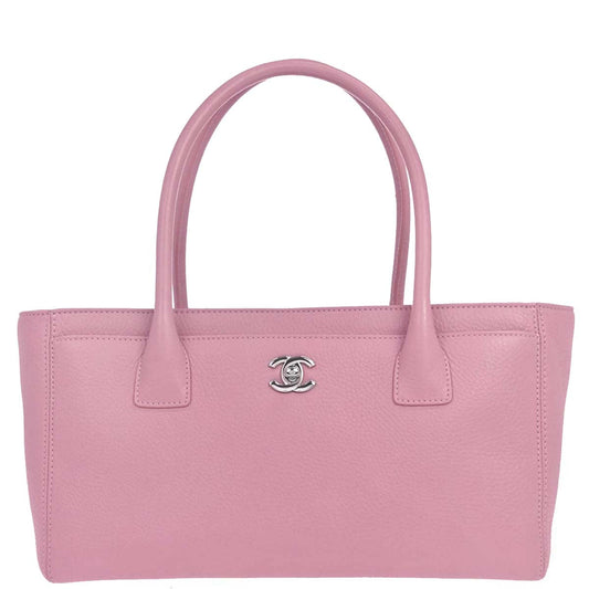 Chanel 2014-2015 Pink Deerskin Executive Cerf Tote Bag