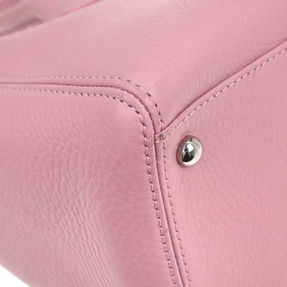 Chanel 2014-2015 Pink Deerskin Executive Cerf Tote Bag