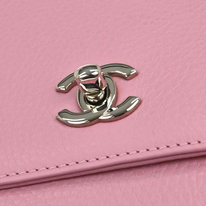 Chanel 2014-2015 Pink Deerskin Executive Cerf Tote Bag
