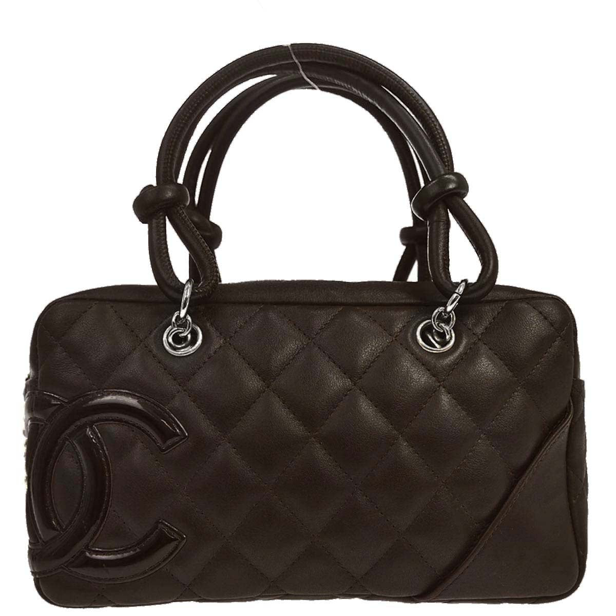 Chanel 2005-2006 Brown Calfskin Cambon Ligne Handbag