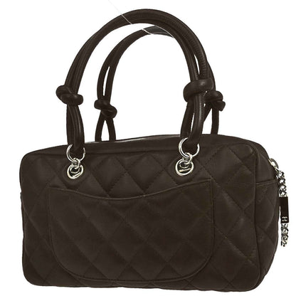 Chanel 2005-2006 Brown Calfskin Cambon Ligne Handbag