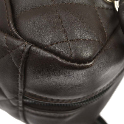 Chanel 2005-2006 Brown Calfskin Cambon Ligne Handbag