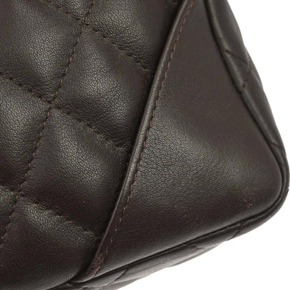 Chanel 2005-2006 Brown Calfskin Cambon Ligne Handbag
