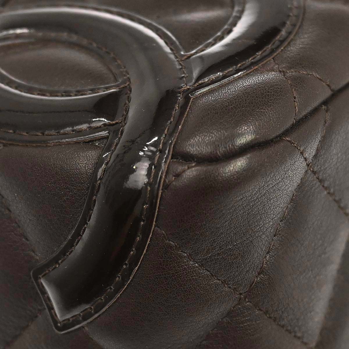 Chanel 2005-2006 Brown Calfskin Cambon Ligne Handbag