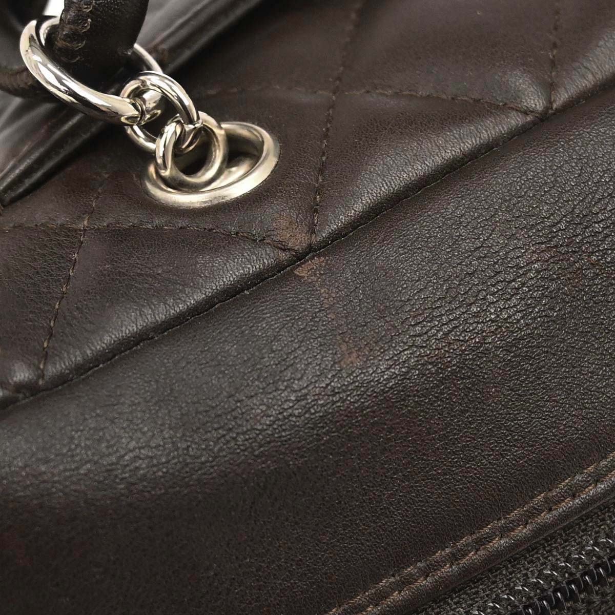 Chanel 2005-2006 Brown Calfskin Cambon Ligne Handbag