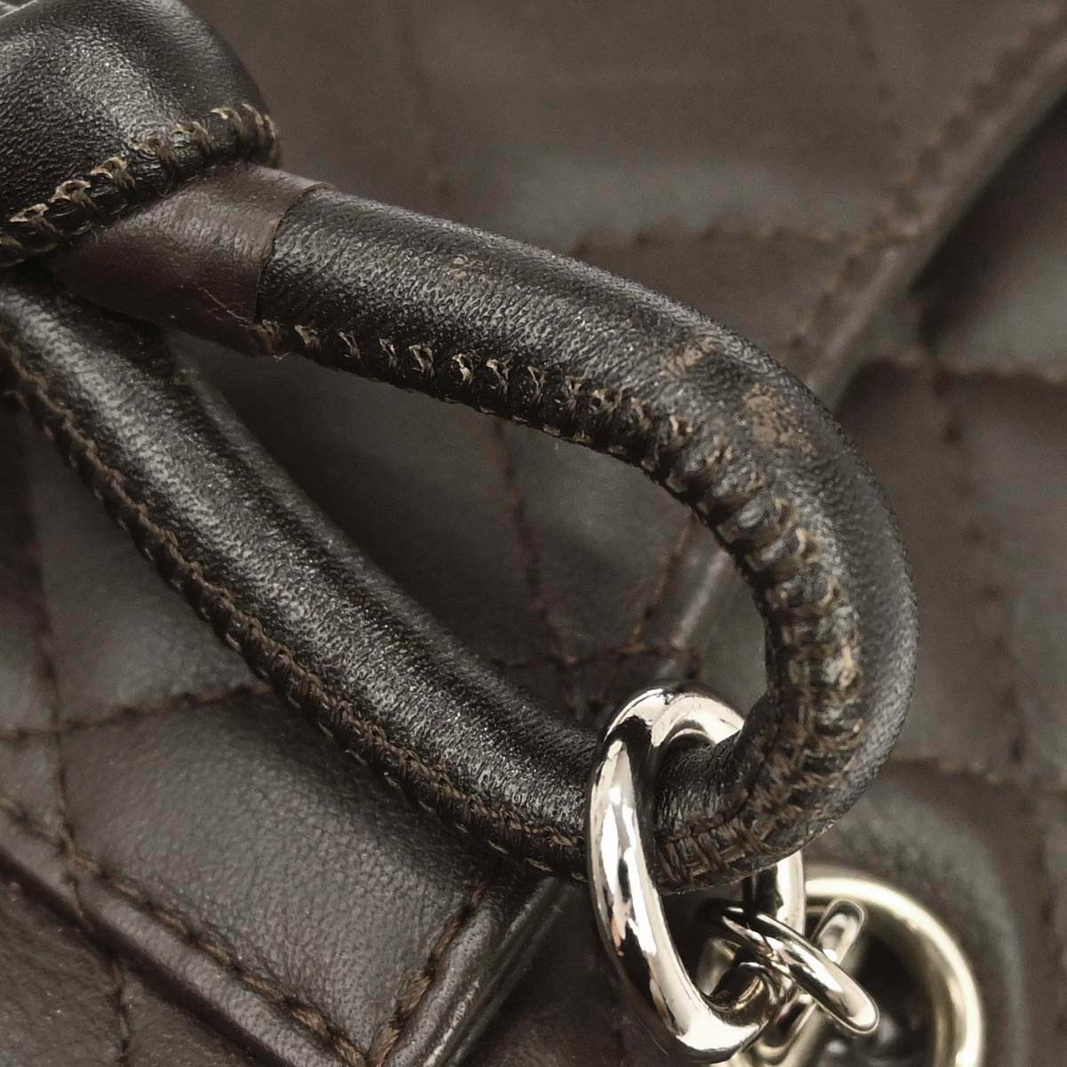 Chanel 2005-2006 Brown Calfskin Cambon Ligne Handbag