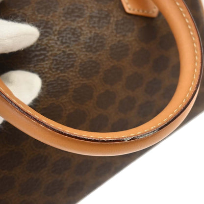 Celine Brown PVC Macadam 2way Shoulder Handbag