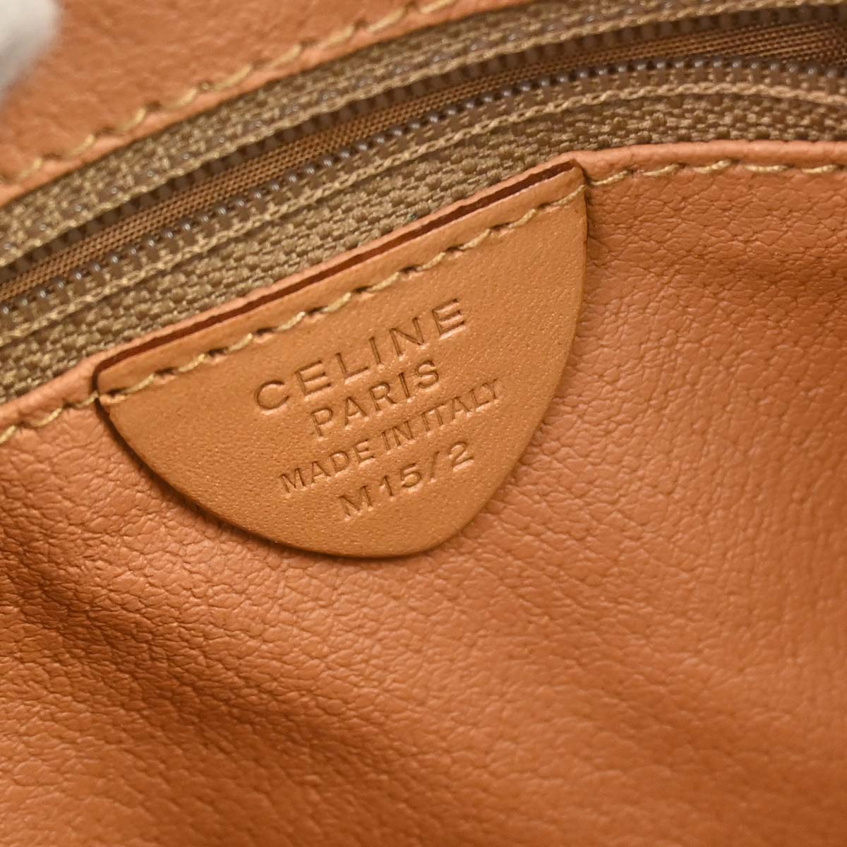 Celine Brown PVC Macadam 2way Shoulder Handbag