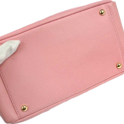 Chanel 2005-2006 Pink Calfskin Petite Timeless Tote PTT Chain Handbag