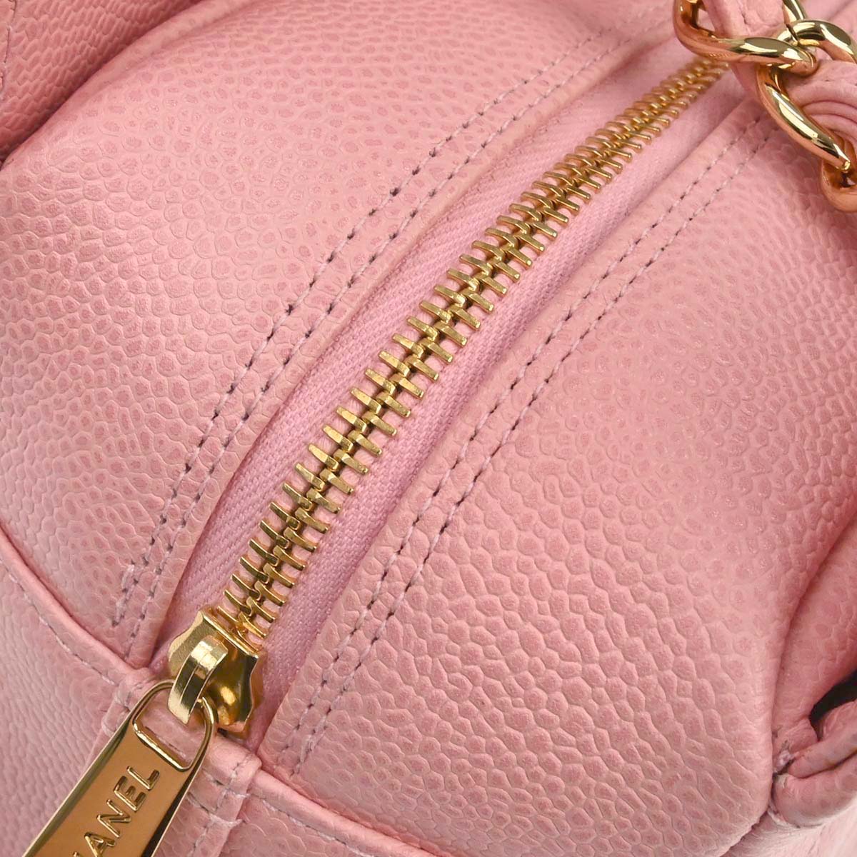 Chanel 2005-2006 Pink Calfskin Petite Timeless Tote PTT Chain Handbag