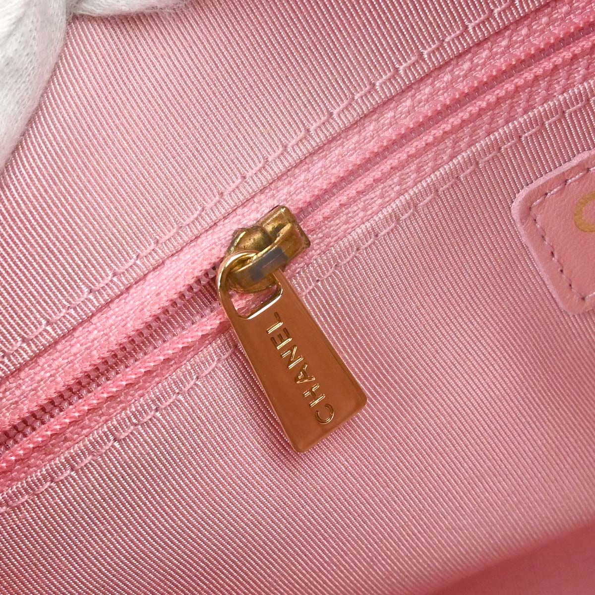 Chanel 2005-2006 Pink Calfskin Petite Timeless Tote PTT Chain Handbag
