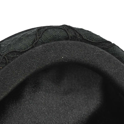 Prada Black Satin Lace Chain Handbag