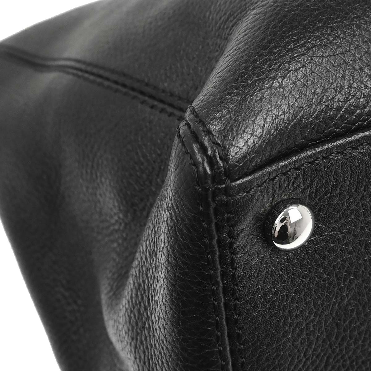 Chanel 2008-2009 Black Calfskin Executive Cerf 2way Shoulder Tote Bag